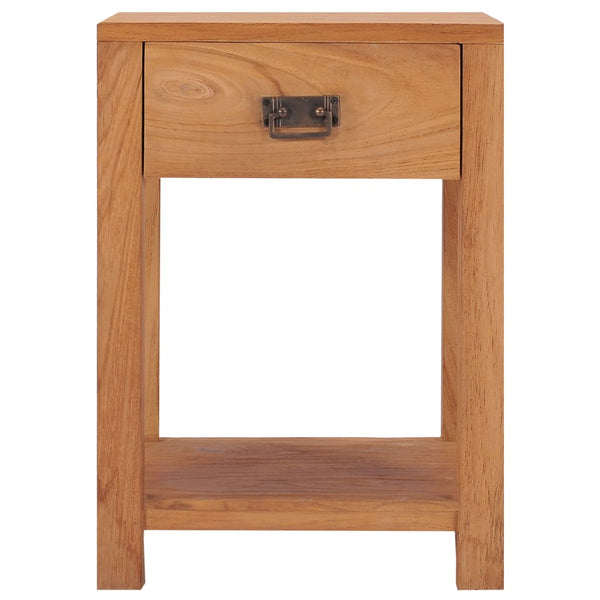 vidaXL Bedside Cabinet 35x35x50 cm Solid Teak Wood