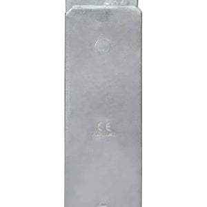 vidaXL Post Supports 6 pcs. Silver 7x6x60 cm Galvanized Steel