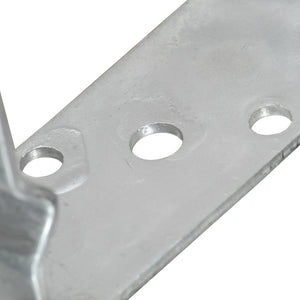 vidaXL Post Anchors 6 pcs Silver 9x6x15 cm Galvanized Steel