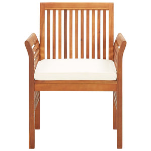 vidaXL 3-Piece Garden Dining Set with Cushions Solid Acacia Wood
