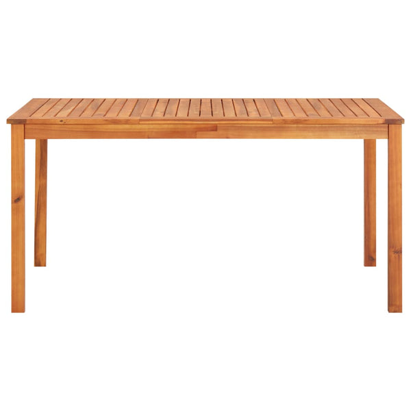 vidaXL 5-piece Outdoor Dining Set with Cushions Solid Acacia Wood