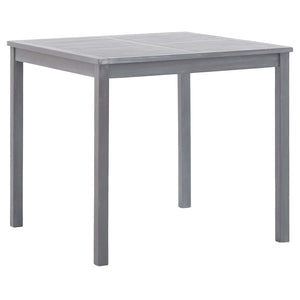 vidaXL 5-Piece Outdoor Dining Set Solid Acacia Wood Grey