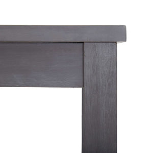 vidaXL 5-Piece Outdoor Dining Set Solid Acacia Wood Grey