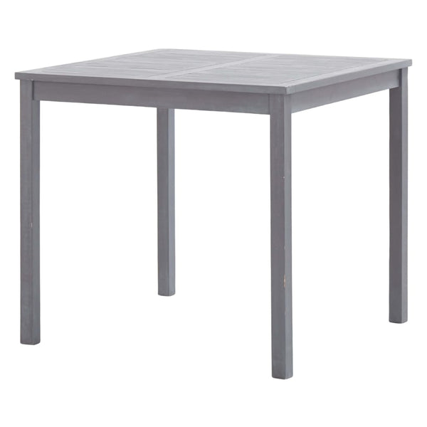 vidaXL 5-Piece Outdoor Dining Set Solid Acacia Wood Grey