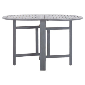 vidaXL 5-Piece Outdoor Dining Set Solid Acacia Wood Grey