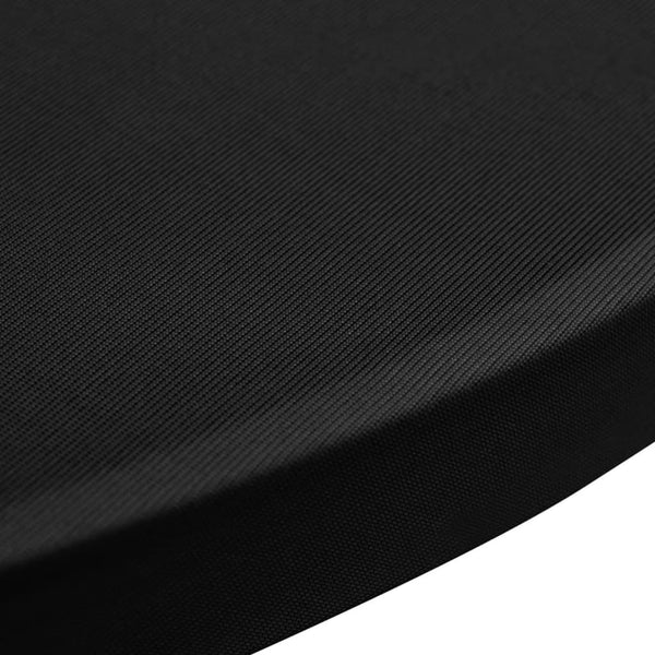 vidaXL Bar Table Covers 4 pcs. Ø 70 cm Black Stretch