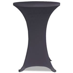 vidaXL Stretch Tablecloths 4 pcs. 60 cm Anthracite
