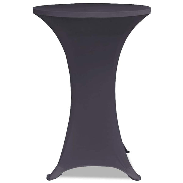 vidaXL Stretch Table Covers 4 pcs. 80 cm Anthracite