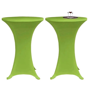 vidaXL Stretch Tablecloths 4 pcs. 80 cm Green