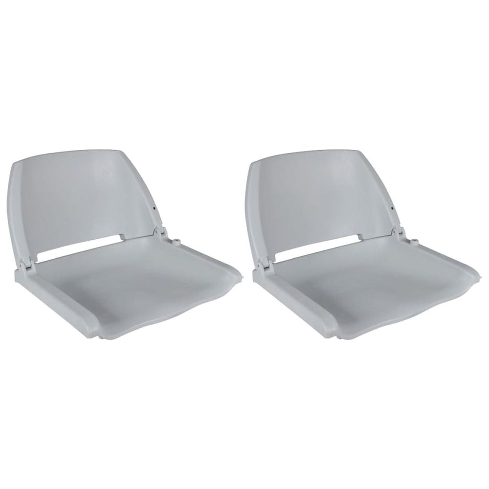 vidaXL Boat Seats 2 pcs. Folding Backrest without Cushion 41x51x48 cm