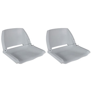 vidaXL Boat Seats 2 pcs. Folding Backrest without Cushion 41x51x48 cm