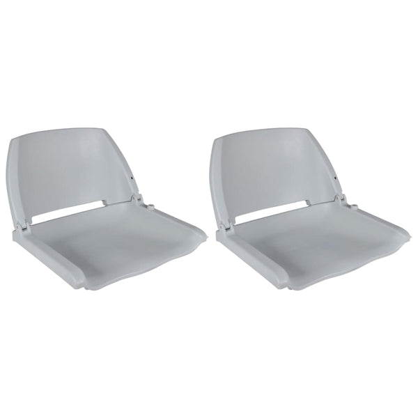 vidaXL Boat Seats 2 pcs. Folding Backrest without Cushion 41x51x48 cm