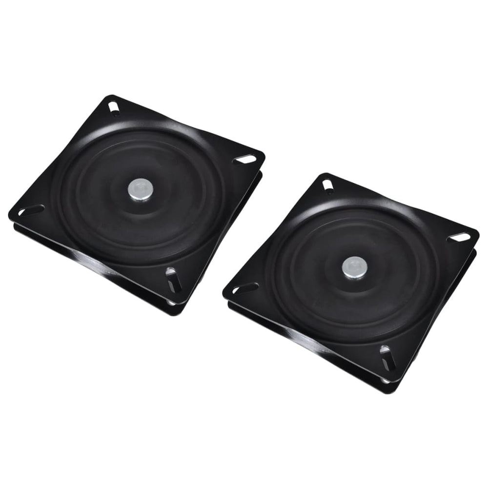 vidaXL Boat Seat Swivel Plates 2 pcs Standard 160x160x2.5 mm