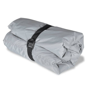 vidaXL Boat Tarpaulins 2 pcs. Grey Length 427-488 cm Width 229 cm