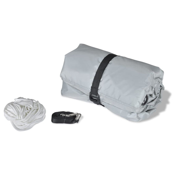 vidaXL Boat Covers 2 pcs Grey Length 488-564 cm Width 239 cm