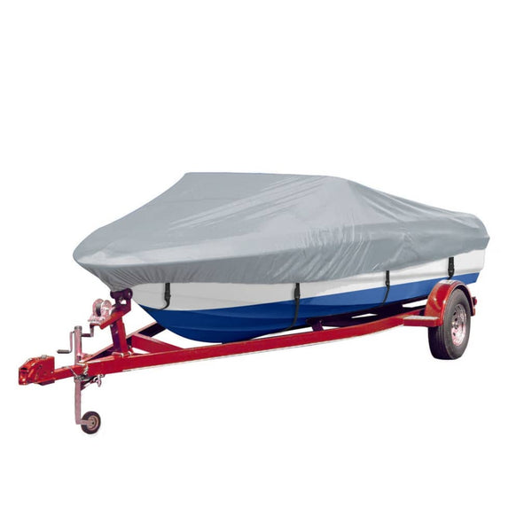 vidaXL Boat Covers 2 pcs. Grey Length 519-580 cm Width 294 cm
