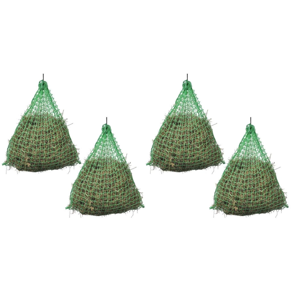 vidaXL Hay Nets 4 pcs. Round 0.75x0.5 m PP