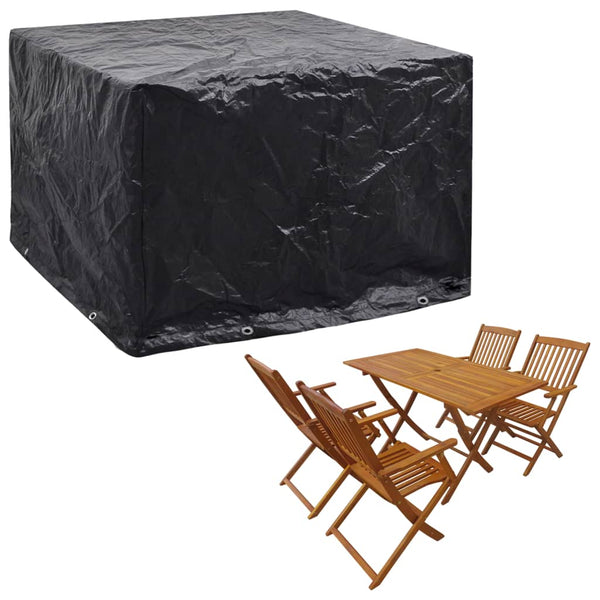 vidaXL Garden Furniture Covers 2 pcs 8 Grommets 122x112x98 cm