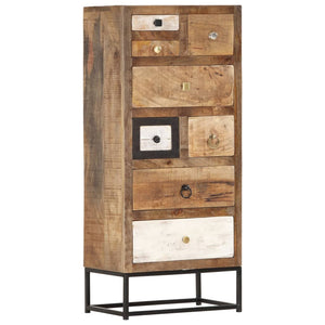 vidaXL Highboard with Drawers 45x30x105 cm Solid Reclaimed Wood