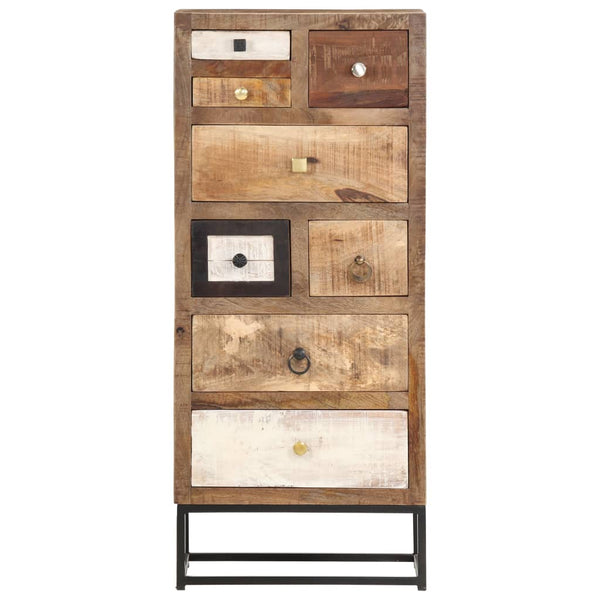 vidaXL Highboard with Drawers 45x30x105 cm Solid Reclaimed Wood