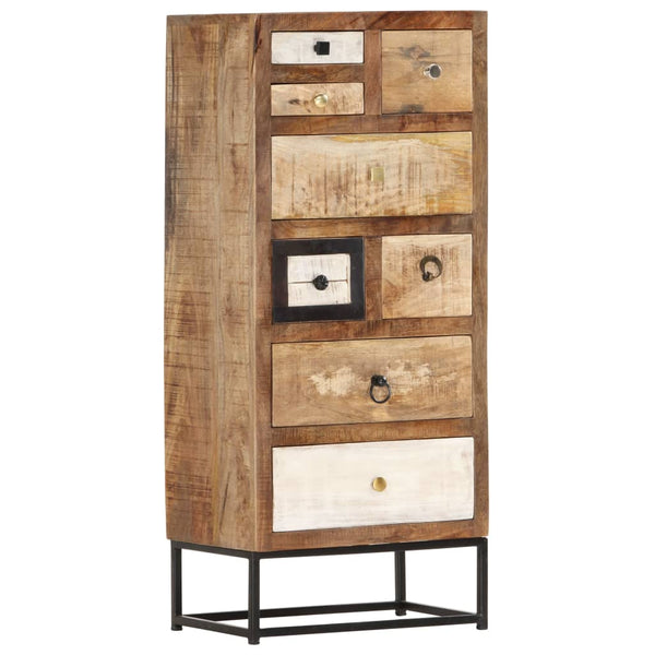 vidaXL Highboard with Drawers 45x30x105 cm Solid Reclaimed Wood