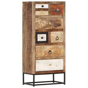 vidaXL Highboard with Drawers 45x30x105 cm Solid Reclaimed Wood