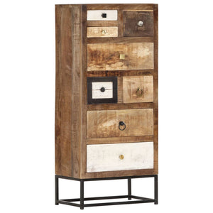vidaXL Highboard with Drawers 45x30x105 cm Solid Reclaimed Wood