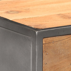 vidaXL Highboard with Drawers 45x30x100 cm Solid Reclaimed Wood