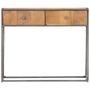 vidaXL Console Table 90 x 30 x 75 cm Solid Reclaimed Wood