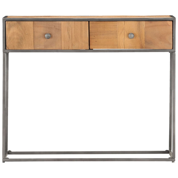 vidaXL Console Table 90 x 30 x 75 cm Solid Reclaimed Wood