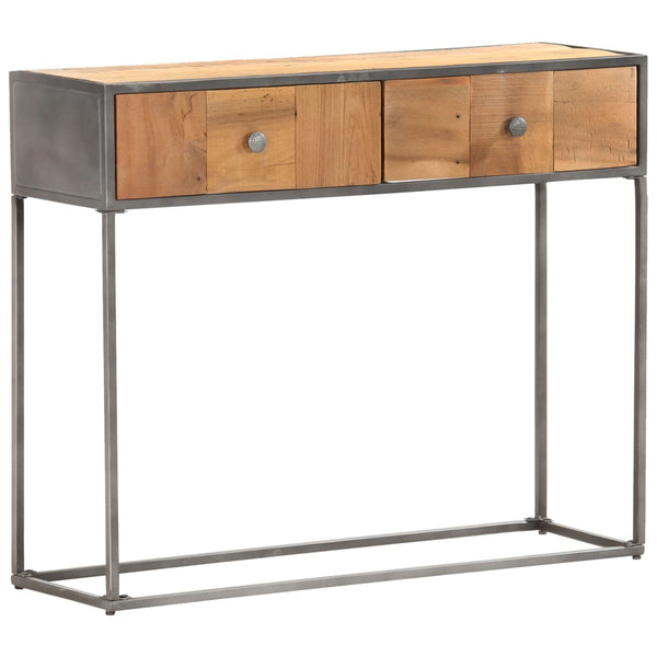 vidaXL Console Table 90 x 30 x 75 cm Solid Reclaimed Wood