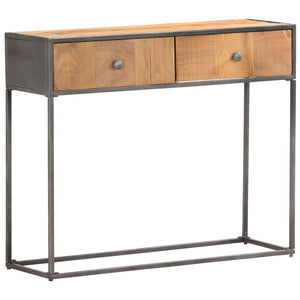 vidaXL Console Table 90 x 30 x 75 cm Solid Reclaimed Wood