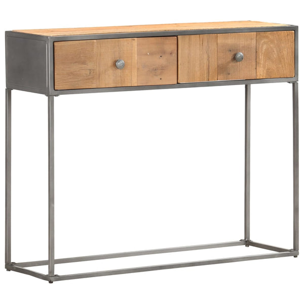 vidaXL Console Table 90 x 30 x 75 cm Solid Reclaimed Wood