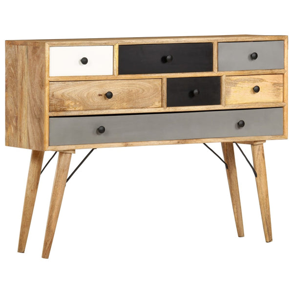 vidaXL Sideboard 110 x 30 x 82 cm Solid Mango Wood