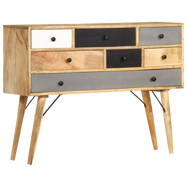 vidaXL Sideboard 110 x 30 x 82 cm Solid Mango Wood