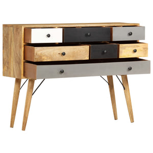 vidaXL Sideboard 110 x 30 x 82 cm Solid Mango Wood