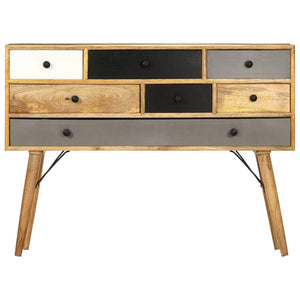 vidaXL Sideboard 110 x 30 x 82 cm Solid Mango Wood