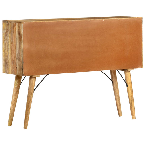 vidaXL Sideboard 110 x 30 x 82 cm Solid Mango Wood