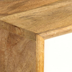 vidaXL Sideboard 110 x 30 x 82 cm Solid Mango Wood