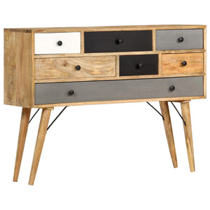 vidaXL Sideboard 110 x 30 x 82 cm Solid Mango Wood