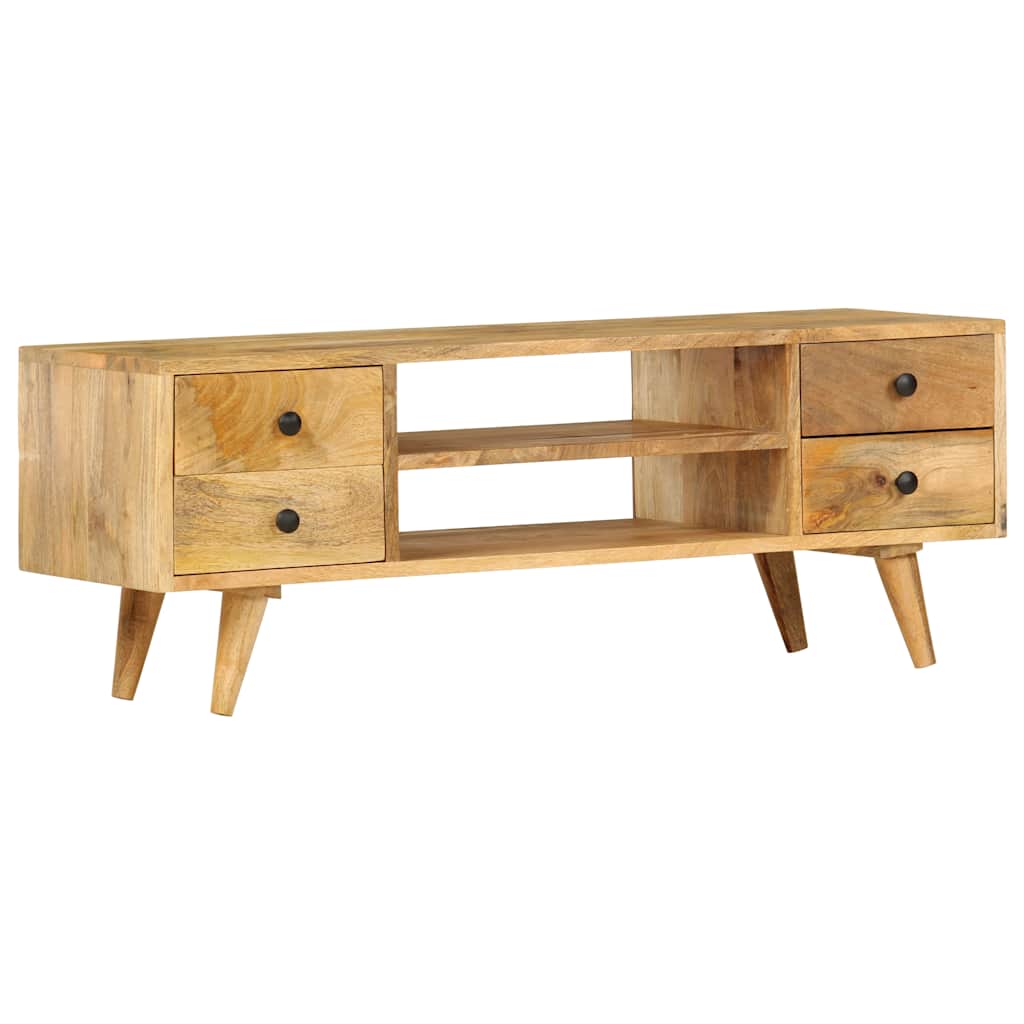 vidaXL TV Cabinet 110 x 35 x 40 cm Solid Mango Wood