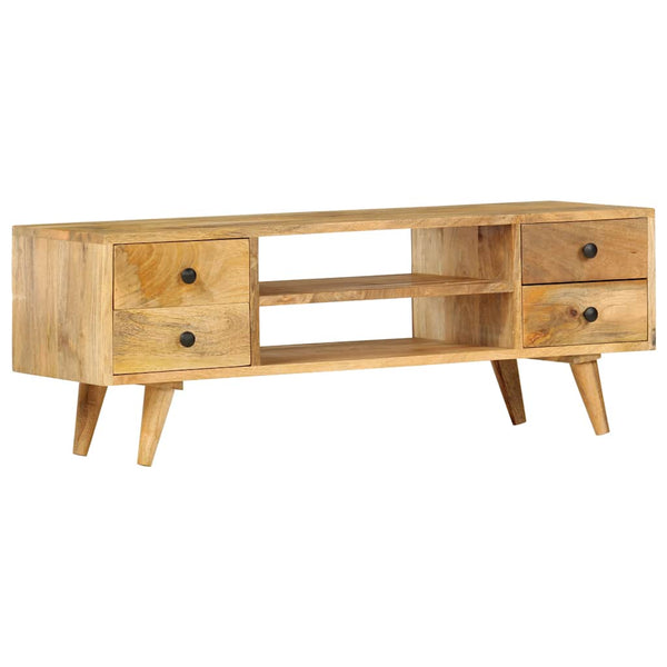 vidaXL TV Cabinet 110 x 35 x 40 cm Solid Mango Wood
