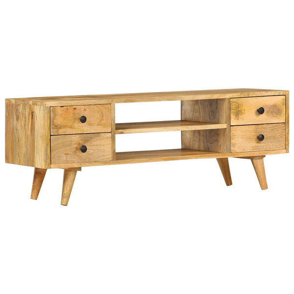 vidaXL TV Cabinet 110 x 35 x 40 cm Solid Mango Wood