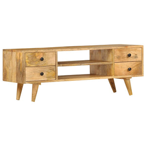 vidaXL TV Cabinet 110 x 35 x 40 cm Solid Mango Wood