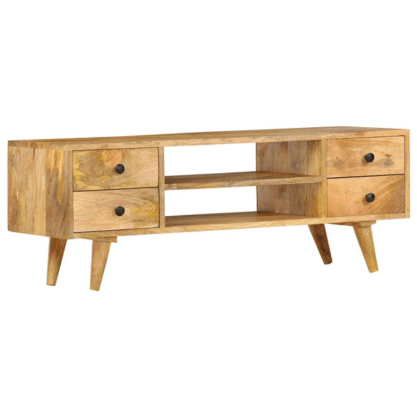 vidaXL TV Cabinet 110 x 35 x 40 cm Solid Mango Wood
