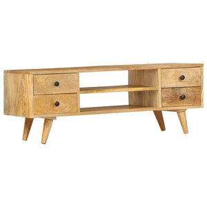 vidaXL TV Cabinet 110 x 35 x 40 cm Solid Mango Wood