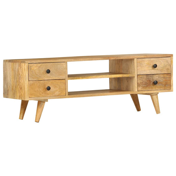 vidaXL TV Cabinet 110 x 35 x 40 cm Solid Mango Wood