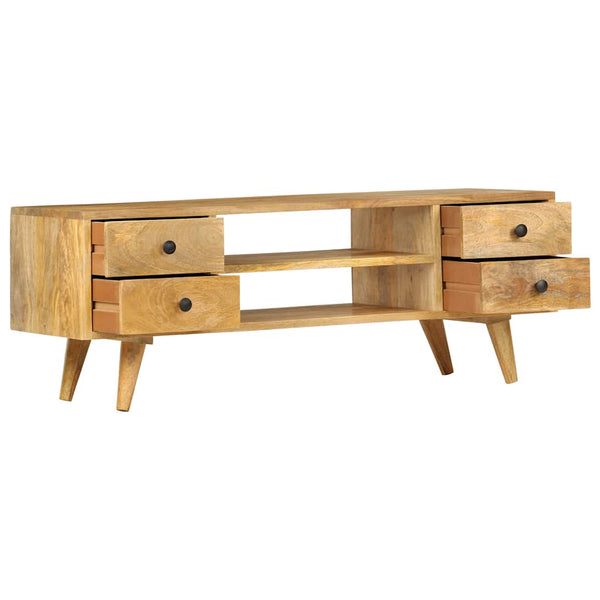 vidaXL TV Cabinet 110 x 35 x 40 cm Solid Mango Wood