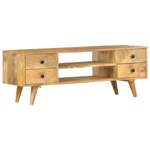 vidaXL TV Cabinet 110 x 35 x 40 cm Solid Mango Wood