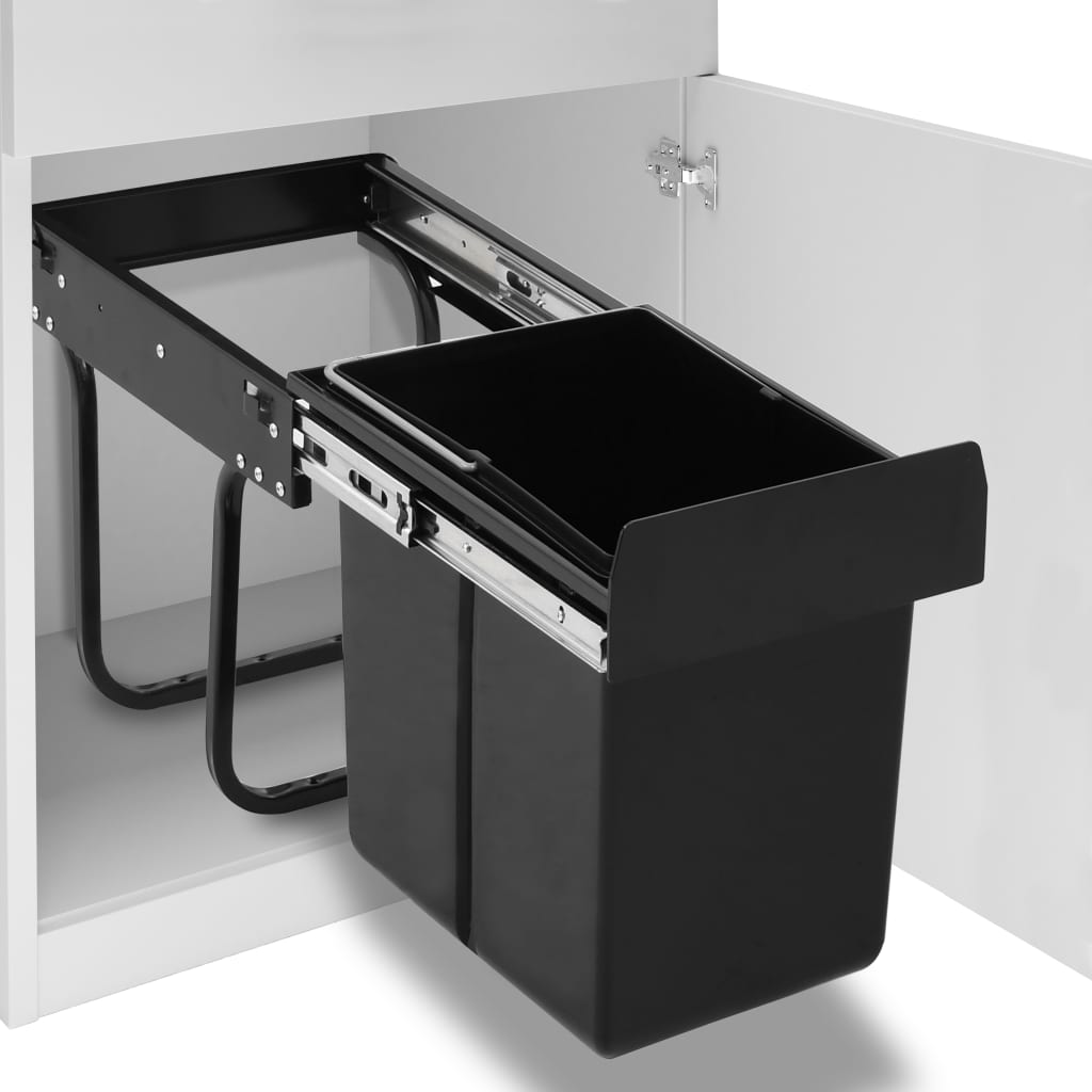 vidaXL Waste Bin Soft-Close 20 L